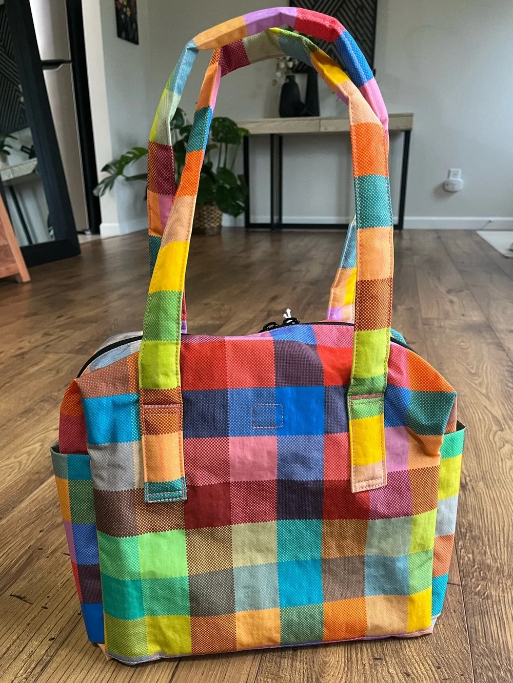 BAGGU Madras ECB Everyday Cloud Bag - Picture 2 of 14